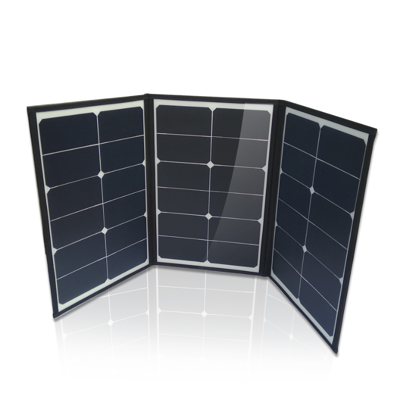 Högeffektiv Solar Foldbar Solpanel Folding Bag Portable 60W 100W 200W 120W Folding Solar Panel
